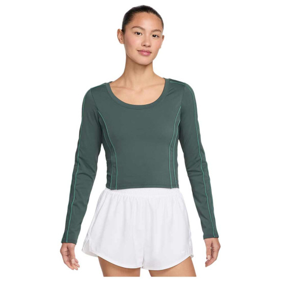 Nike Γυναικεία μακρυμάνικη μπλούζα One Fitted Dri-FIT Cropped Top